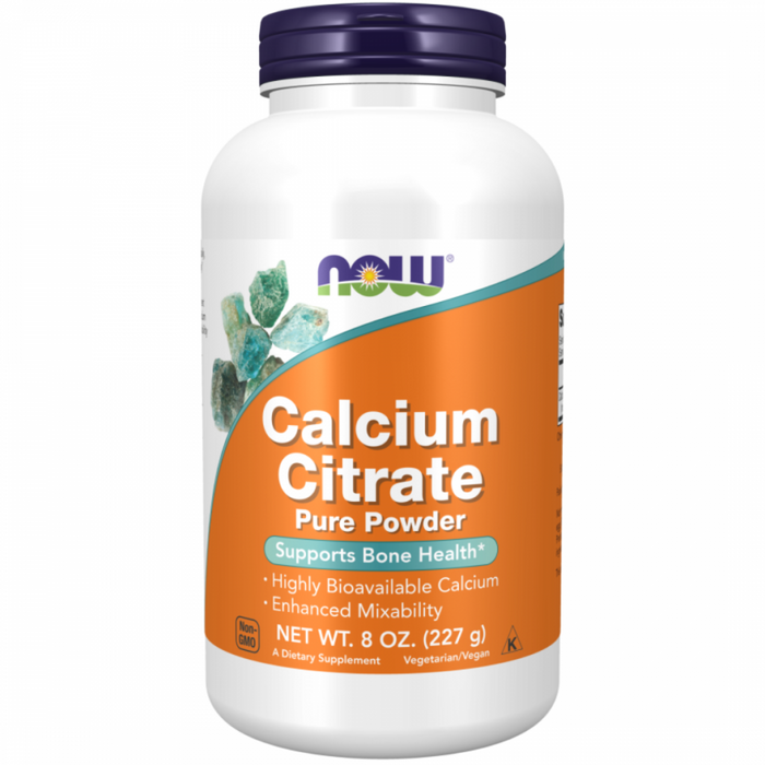 NOW Calcium Citrate Pure Powder 227g - The Health Shop