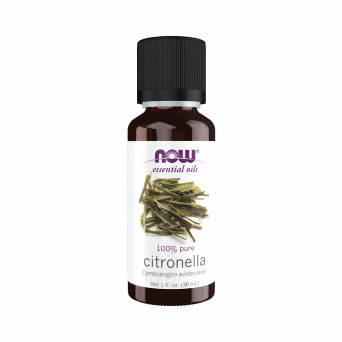 NOW Essential Oil Citronella 100% Pure 30ml - The Health Shop