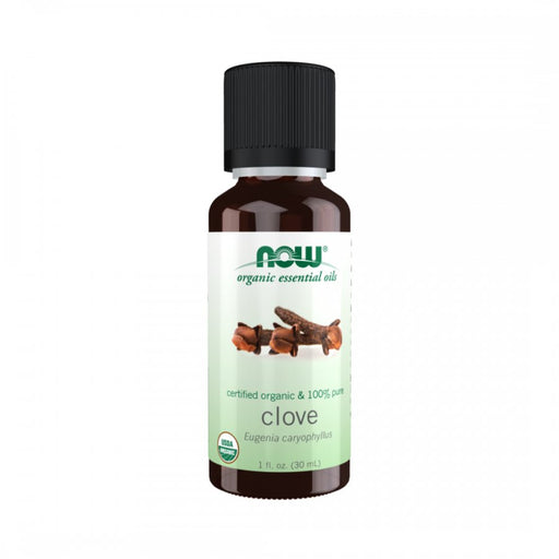 NOW Essential Oil Clove 100% Pure & Organic 30ml - The Health Shop