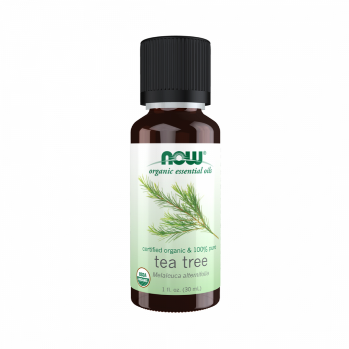 NOW Essential Oil Tea Tree Organic & 100% Pure 30ml - The Health Shop