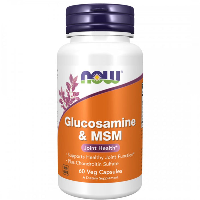 NOW Glucosamine & MSM 60vcaps - The Health Shop