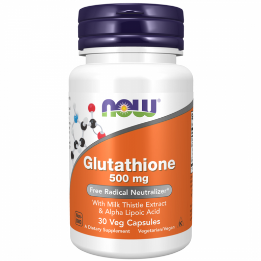 NOW Glutathione 500mg 30vcaps - The Health Shop