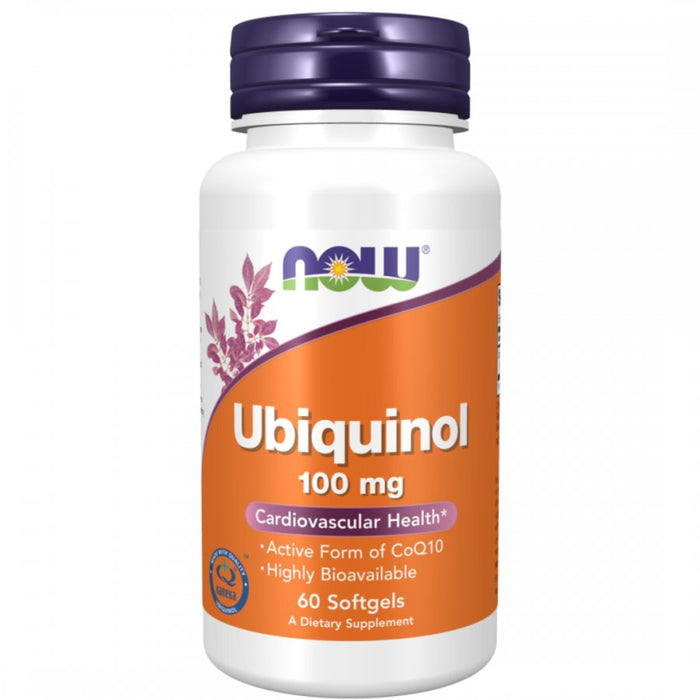 NOW Ubiquinol 100mg 60 softgels - The Health Shop