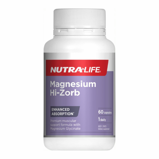 Nutra-Life Magnesium Hi-Zorb 60caps - The Health Shop