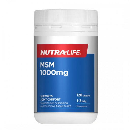 Nutra-Life MSM 1000mg 120caps - The Health Shop