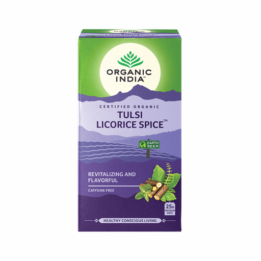 Organic India Tulsi Licorice Spice 25 teabags - The Health Shop