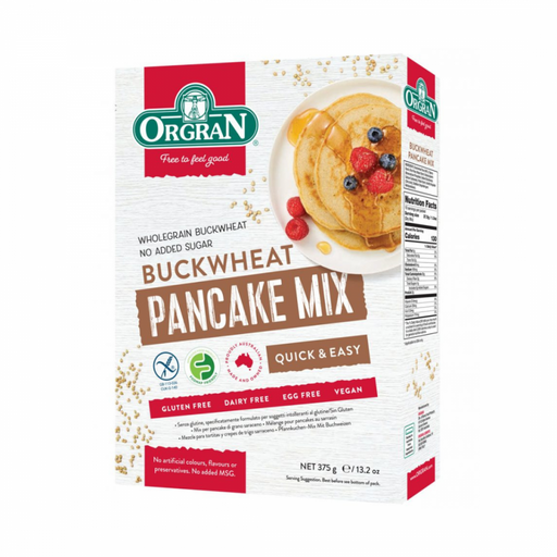 Orgran Pancake Mix, Buckwheat 375g - The Health Shop