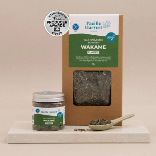 Pacific Harvest Wakame Flakes, Wild Harvested Seaweed 30g - The Health Shop