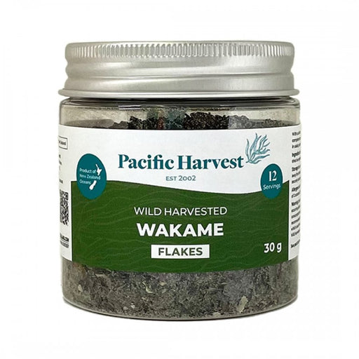 Pacific Harvest Wakame Flakes, Wild Harvested Seaweed 30g - The Health Shop