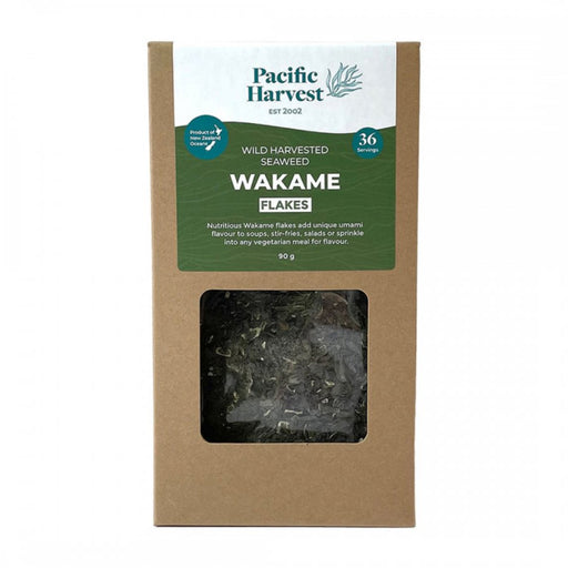 Pacific Harvest Wakame Flakes, Wild Harvested Seaweed 90g - The Health Shop