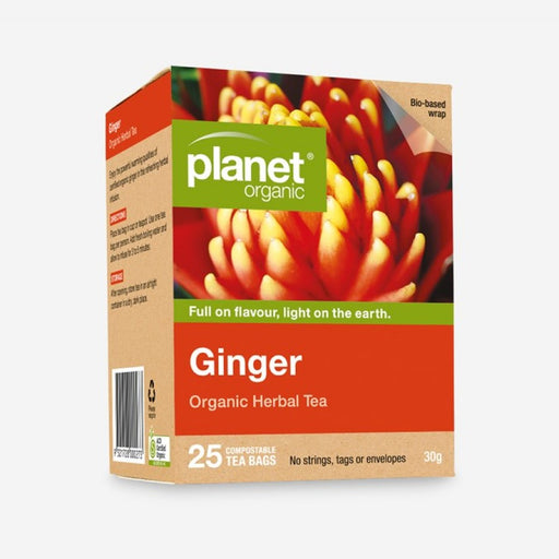 Planet Organic Ginger Tea 25 bags - The Health Shop