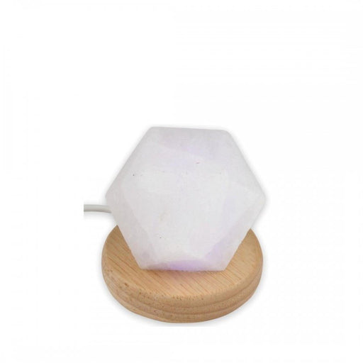 Salt Stone Mini Diamond Lamp - USB Colour Changing LED - The Health Shop