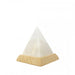 Salt Stone Mini Pyramid Lamp - USB Colour Changing LED - The Health Shop