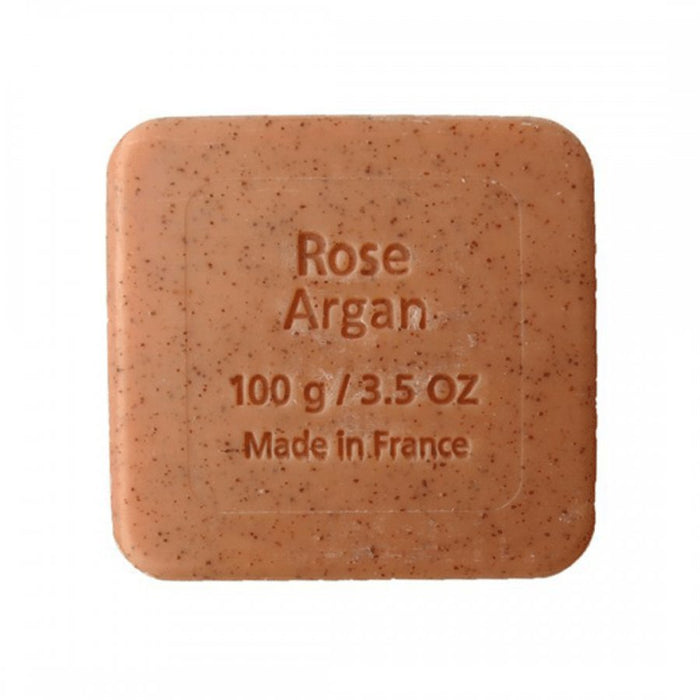 Savon Du Midi Argan Soap Rose 100g - The Health Shop