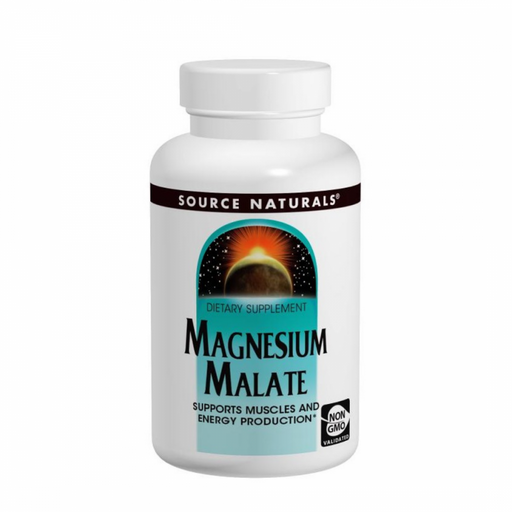 Source Naturals Magnesium Malate 90tabs - The Health Shop