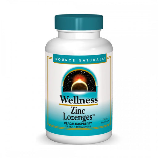 Source Naturals Wellness Zinc Lozenges 60 lozenges - The Health Shop