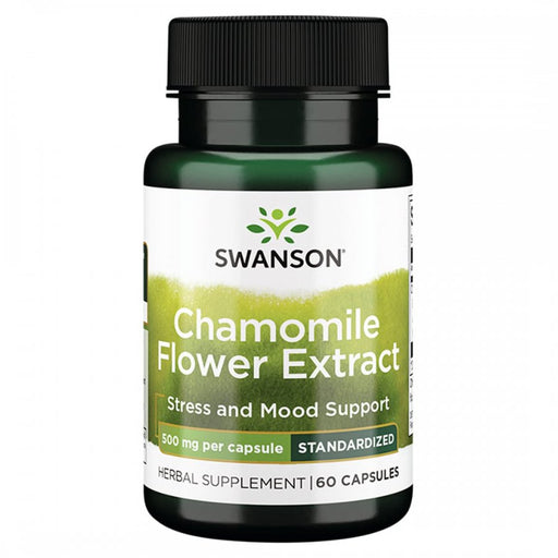 Swanson Chamomile Flower Extract 500mg 60caps - The Health Shop