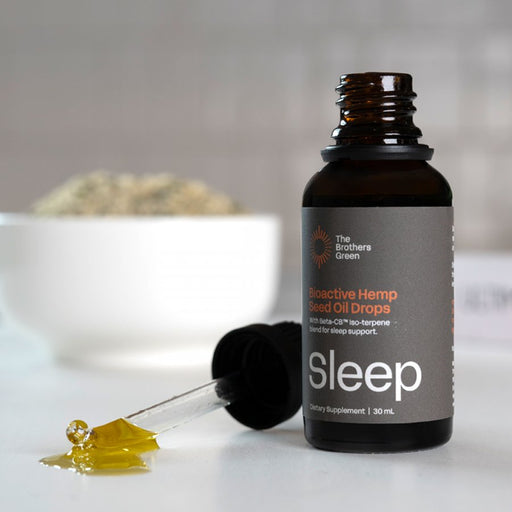 The Brothers Green Bioactive Hemp Seed Oil - Sleep 30ml - The Health Shop