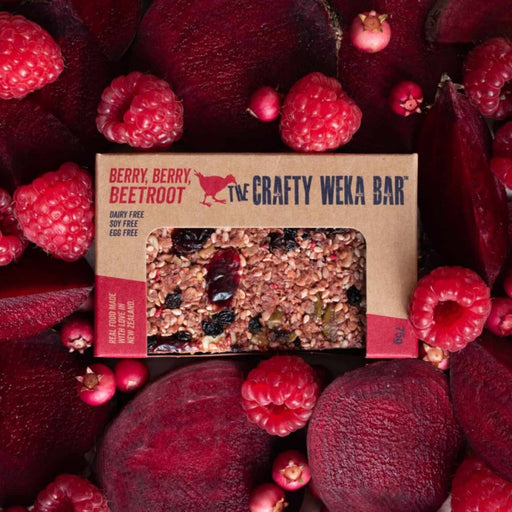 The Crafty Weka Bar - Berry, Berry Beetroot 75g - The Health Shop