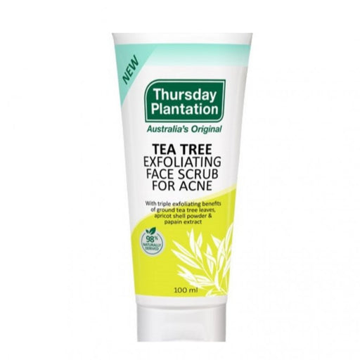 Thursday Plantation Tea Tree Exfoliating Face Scrub for Acne - The Health Shop