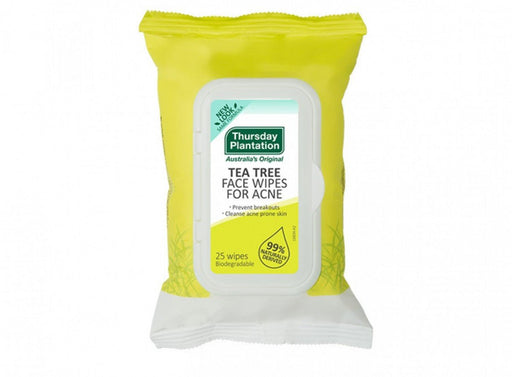 Thursday Plantation Tea Tree Face Wipes for Acne - The Health Shop