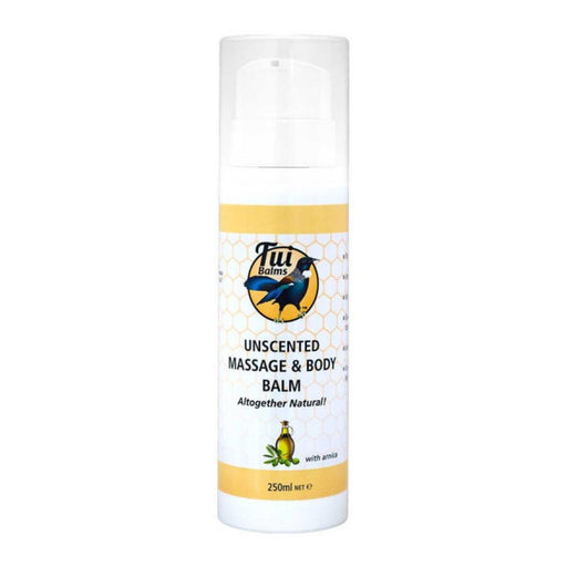 Tui Balms Massage & Body Balm UNSCENTED 250ml Pump - The Health Shop