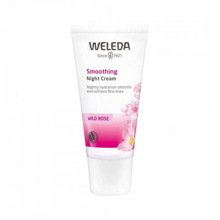 Weleda Smoothing Night Cream - Wild Rose 30ml - The Health Shop